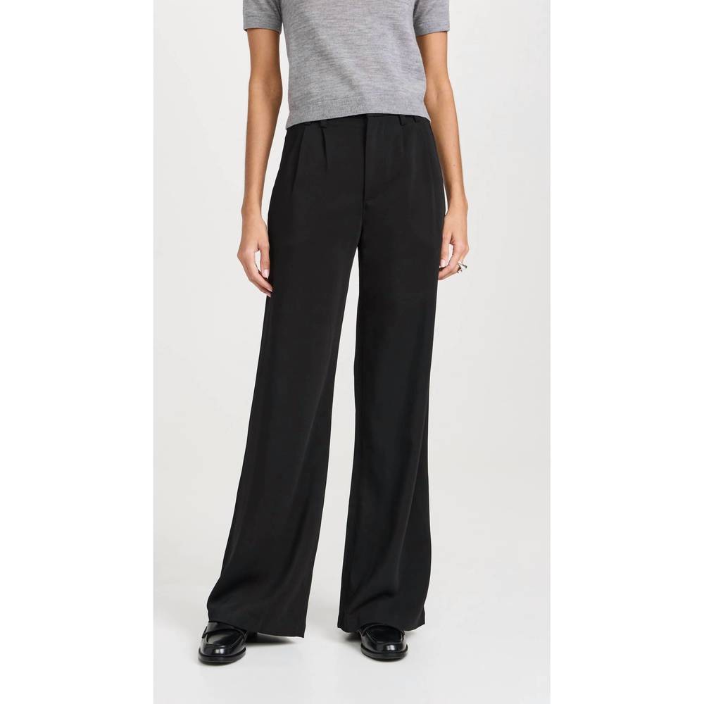 NEW SPRWMN pleated trousers in black